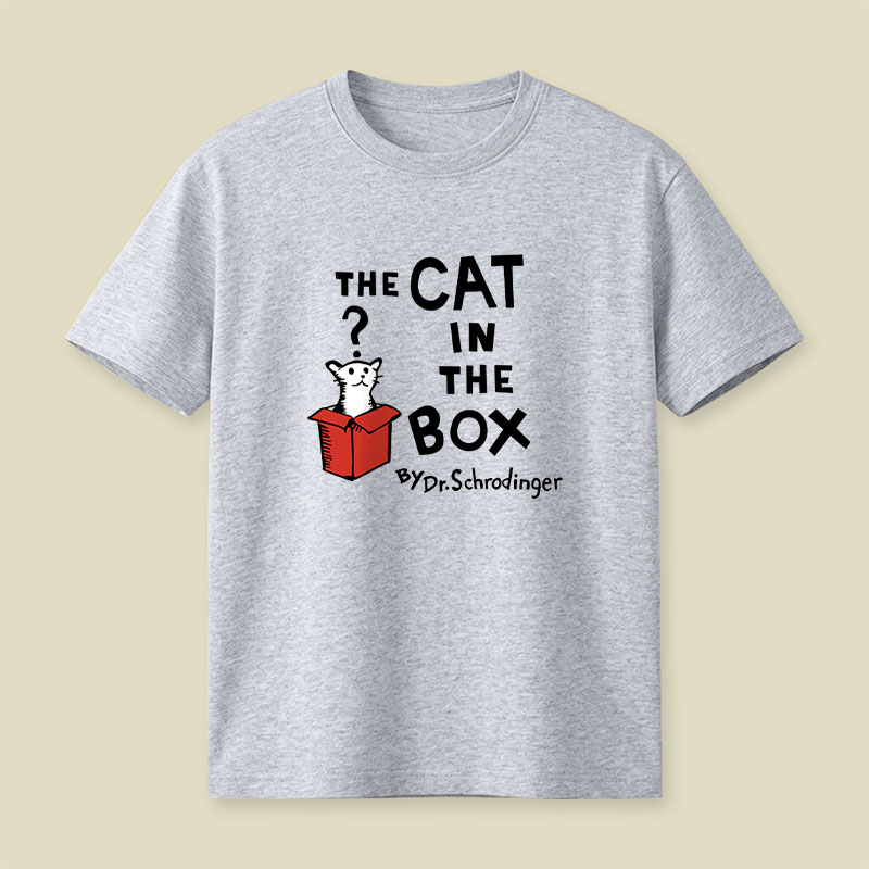 The Cat in the Box Playful T-Shirt