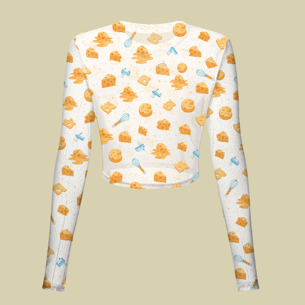 You Just Fold It In Slim Fit Mesh Top