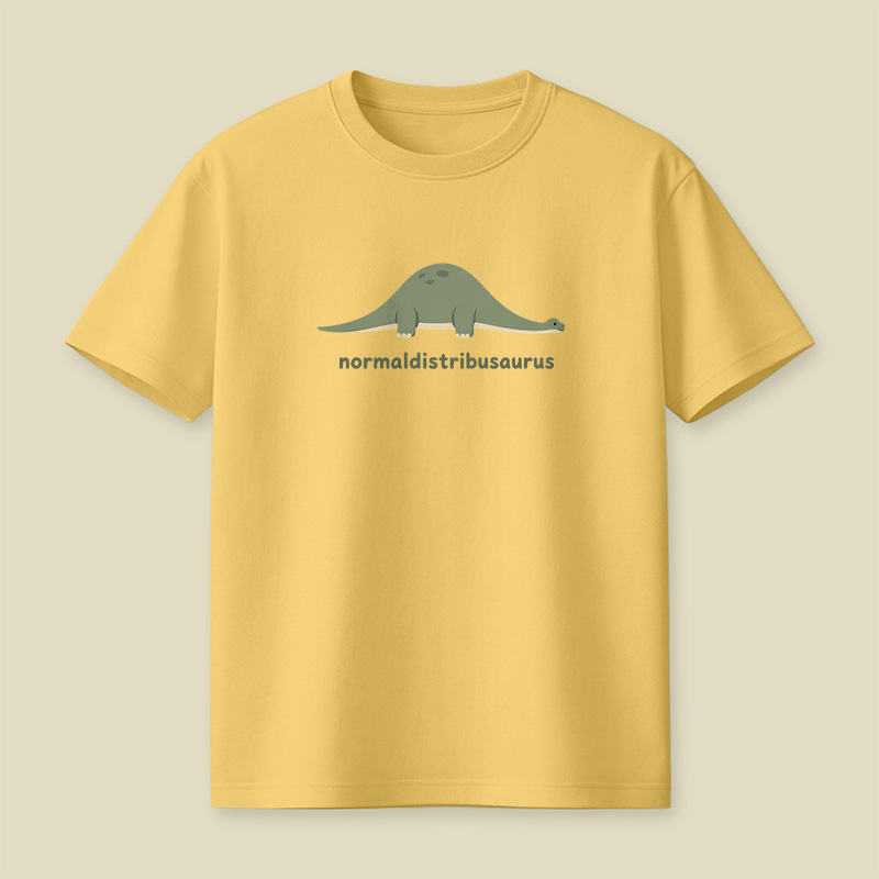Normal Distribusaurus Playful T-Shirt