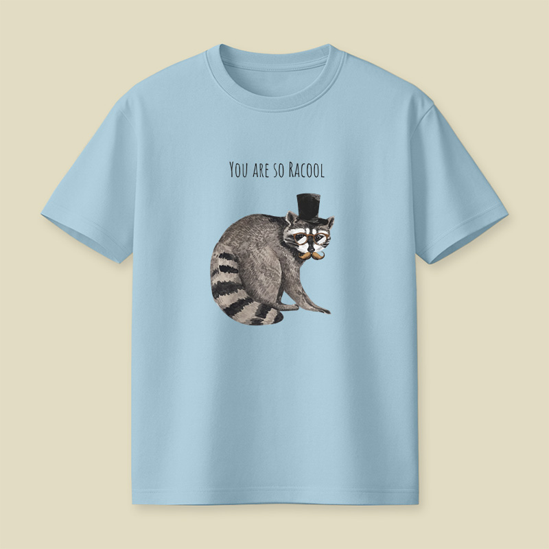 Racool Gentleman Raccoon Pun Playful T-Shirt
