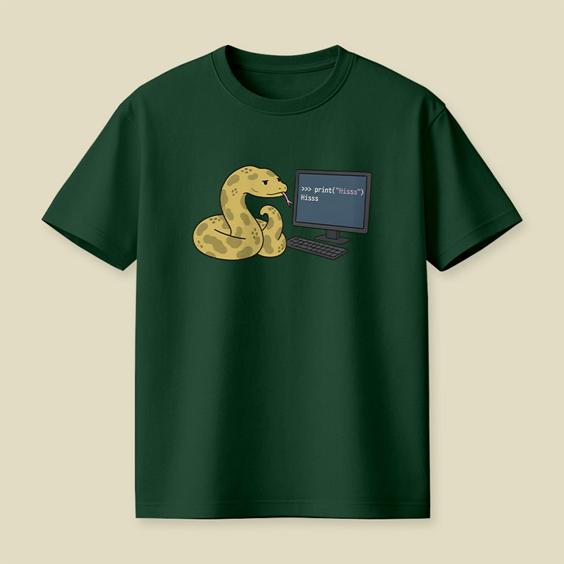 Python Learns Playful T-Shirt