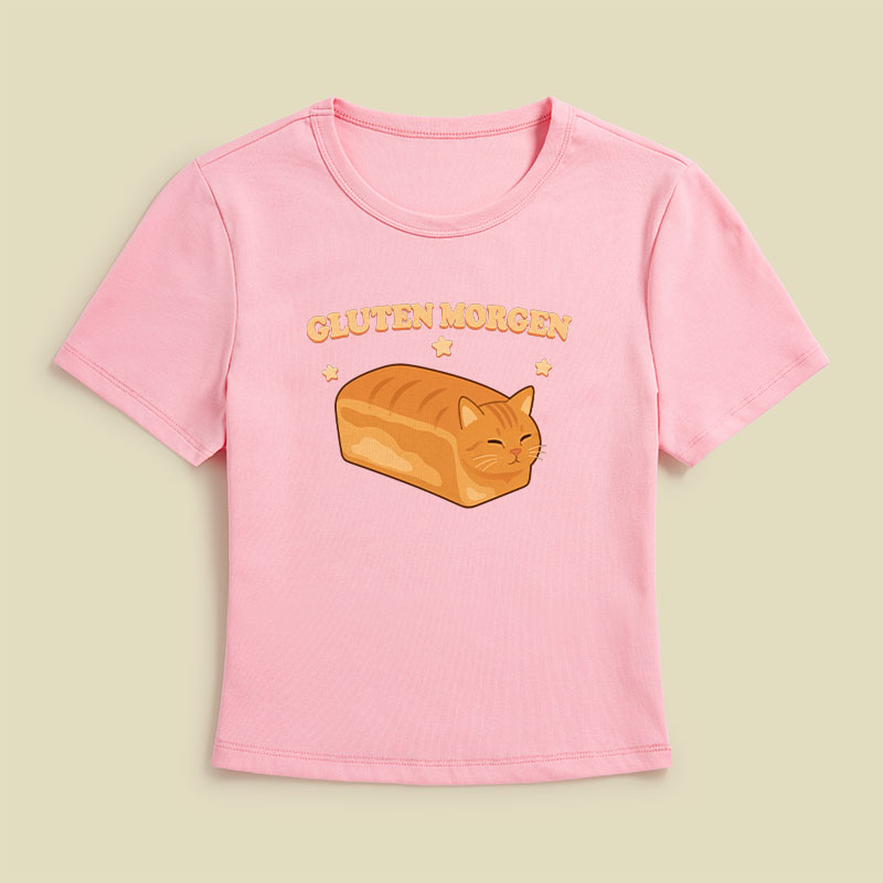 Gluten Cat Geek Baby Tee
