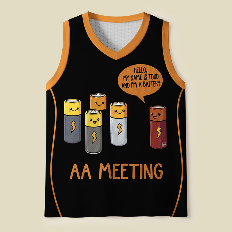 AA MEETING Mesh Tank Top
