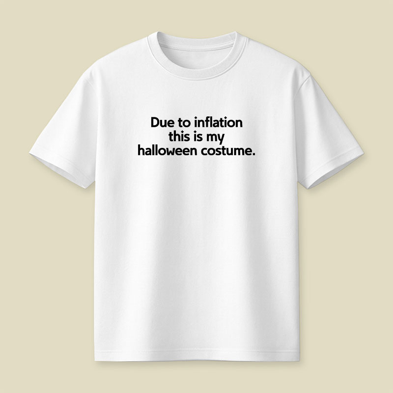This Is My Halloween Costume Funny Playful T-Shirt