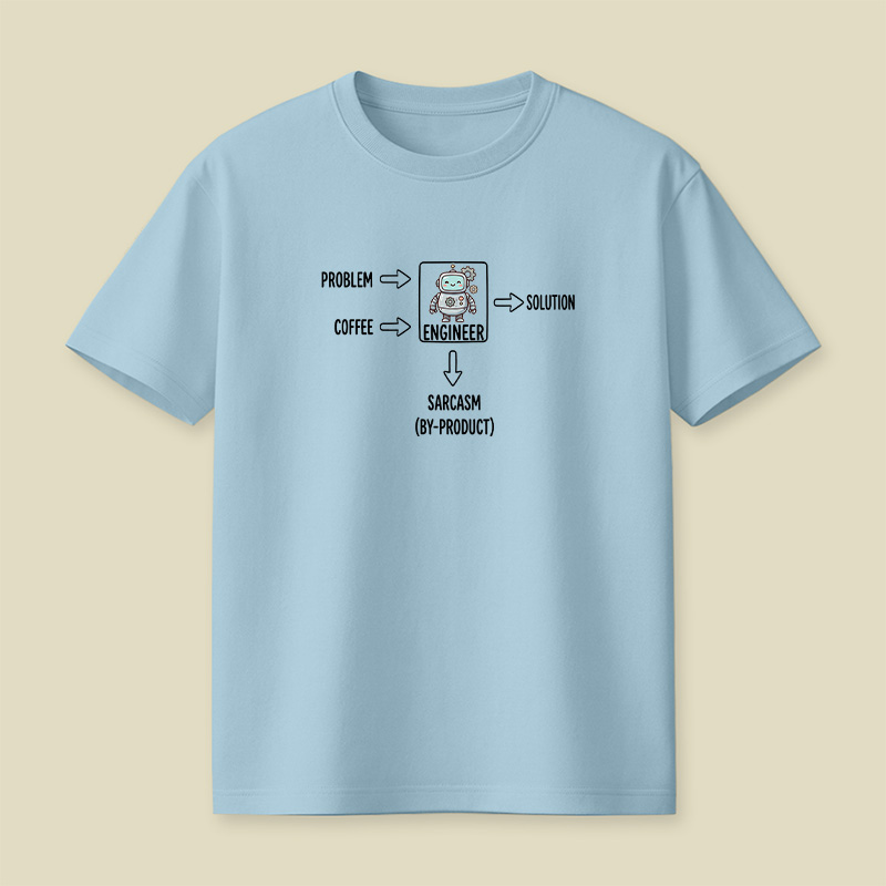 Engineer Coffee And Sarcasm Playful T-Shirt