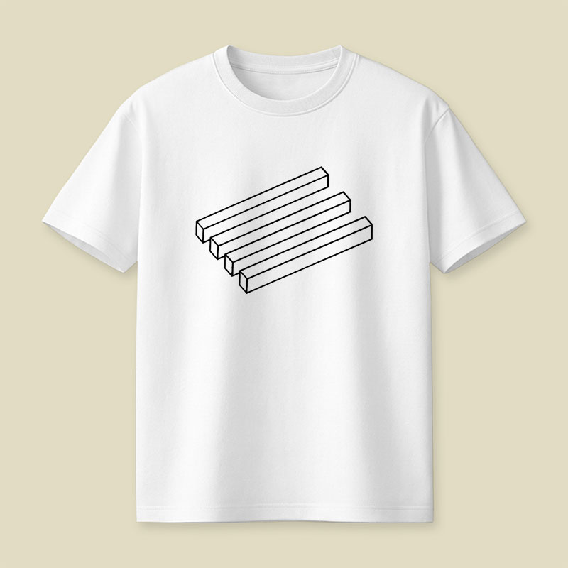 The Mathematics of Visual Illusions Playful T-Shirt