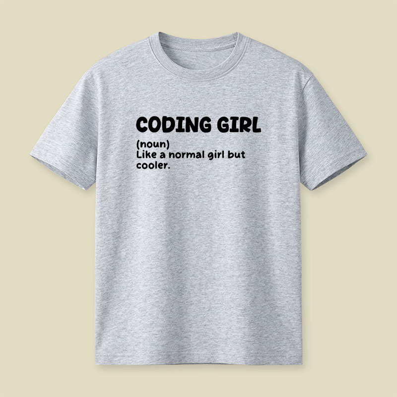 Coding Girl Playful T-Shirt