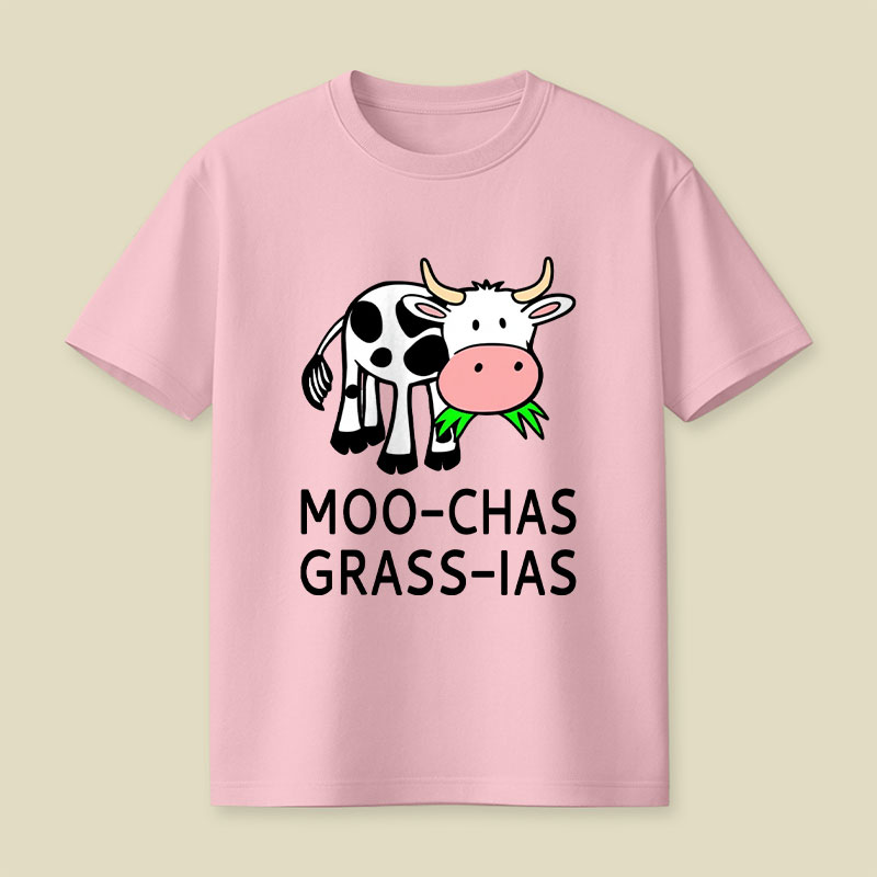 Moo-chas Grass-ias Playful T-Shirt