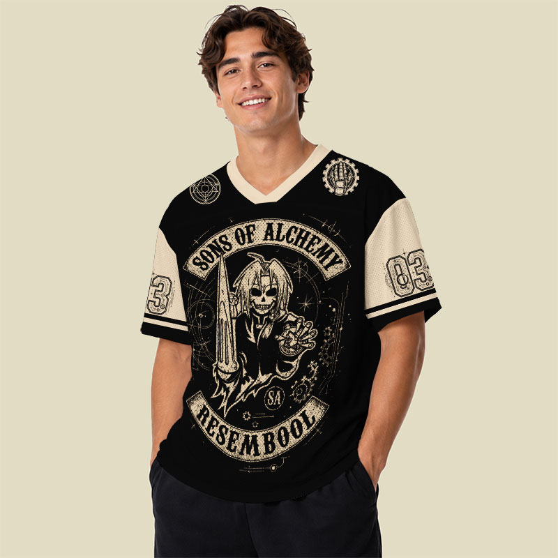 Alchemist Vintage Anime Playful Mesh Jersey