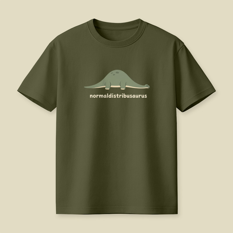 Normal Distribusaurus Playful T-Shirt