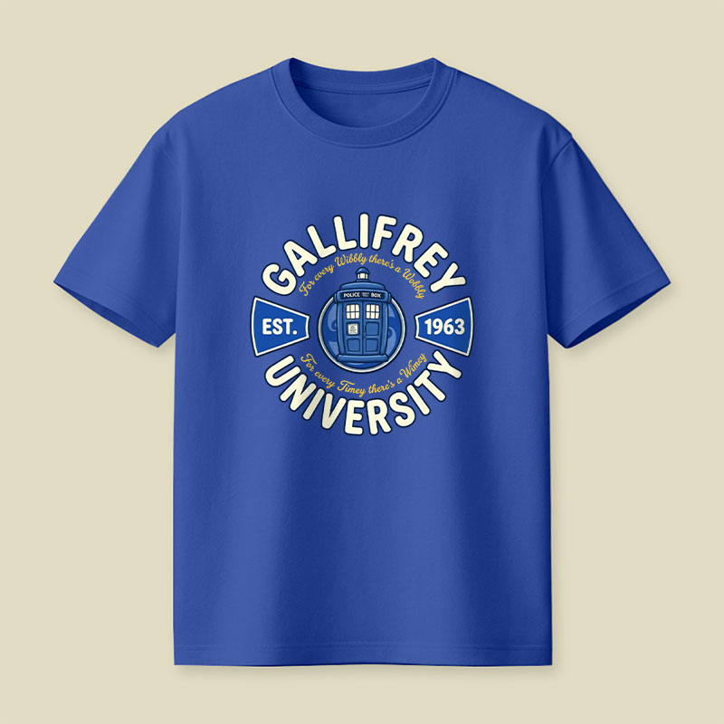 Gallifrey University Playful T-Shirt