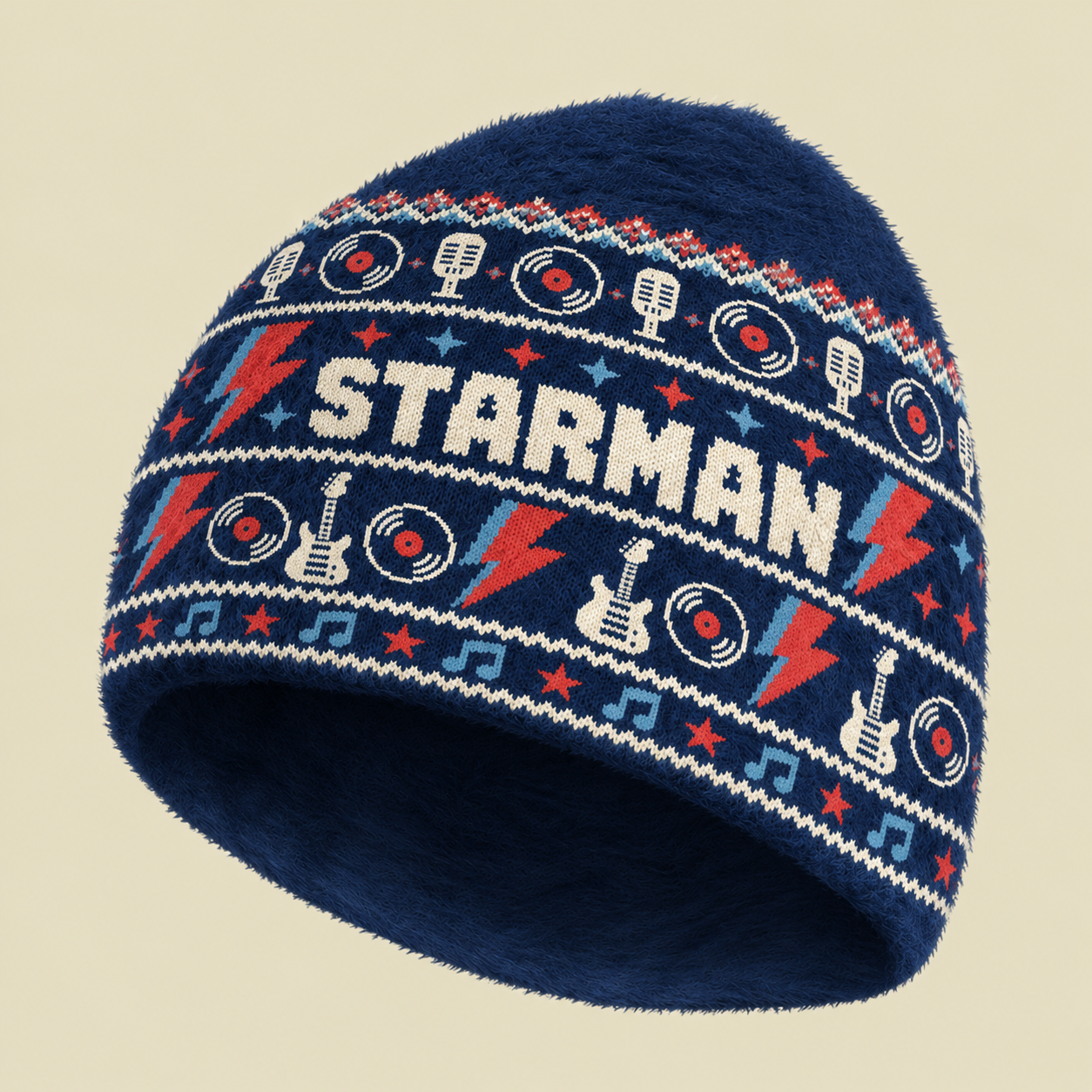 Starman Fuzzy Beanie