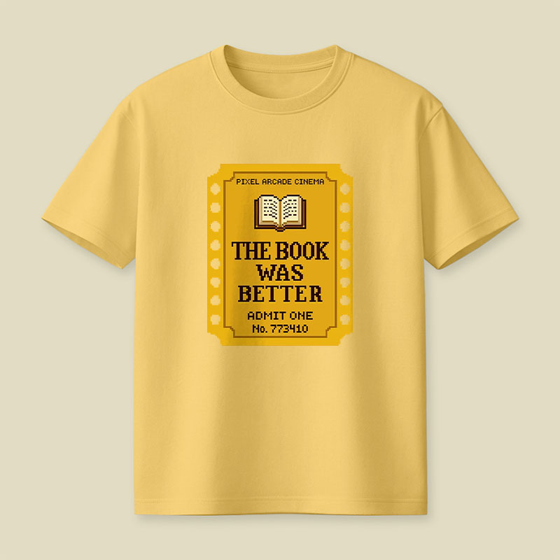 The Book Was Better Playful T-Shirt