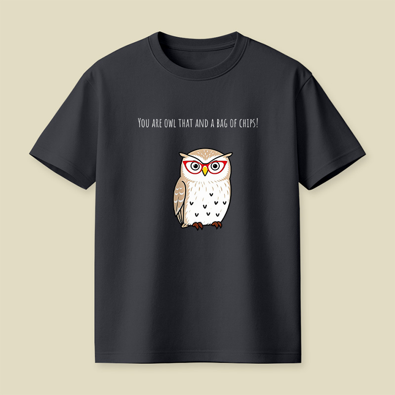 You Are Owl That And A Bag Of Chips Owl Playful T-Shirt