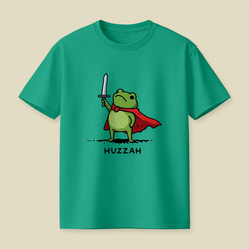 Huzzah Frog Playful T-Shirt