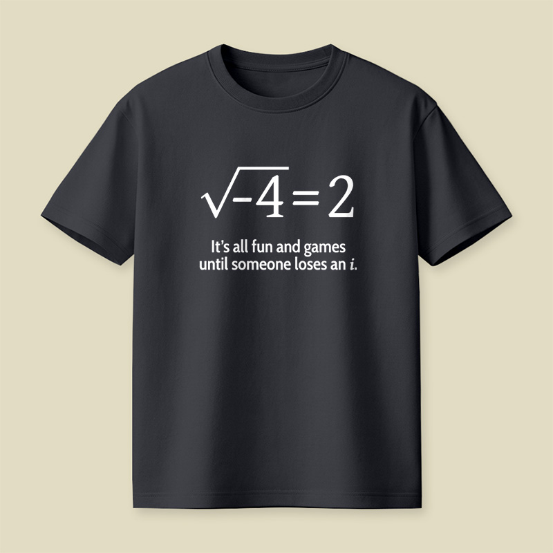 Math Joke Squad Playful T-Shirt