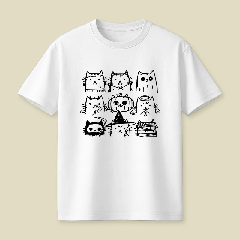 Trick or Cats Playful T-Shirt