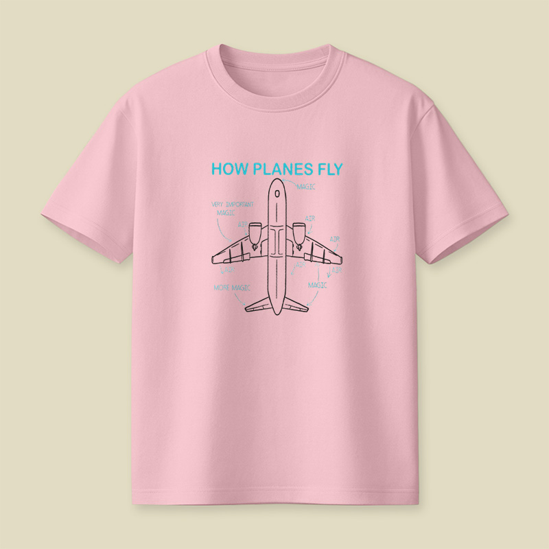 How Planes Fly Playful T-Shirt