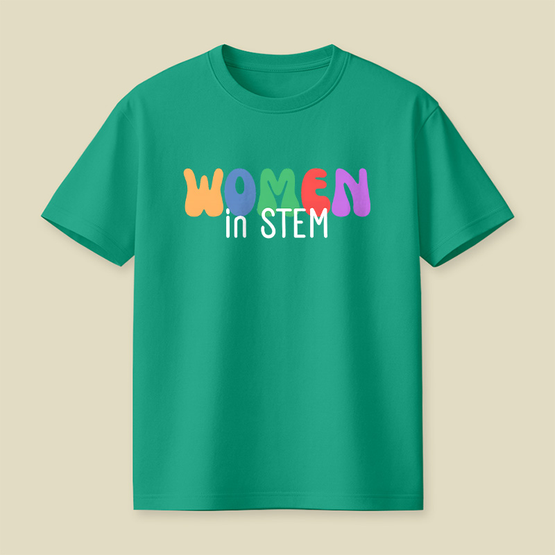 Women In STEM Female Scientist Girls In Science Playful T-Shirt