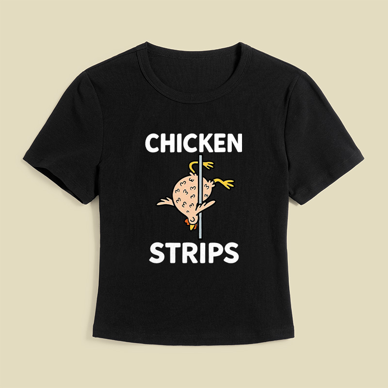 Chicken Strips Meme Geek Baby Tee