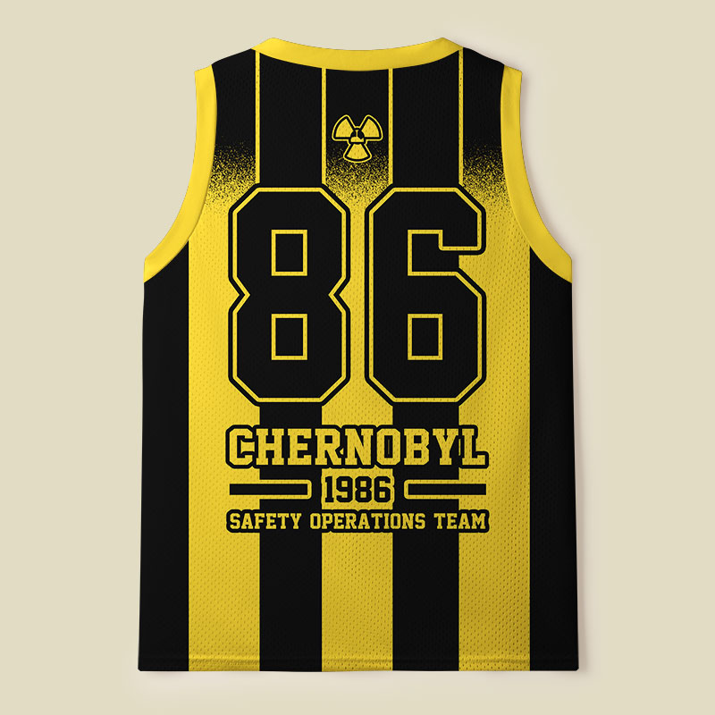 Chernobyl 1986 Safety Operations Team Mesh Tank Top