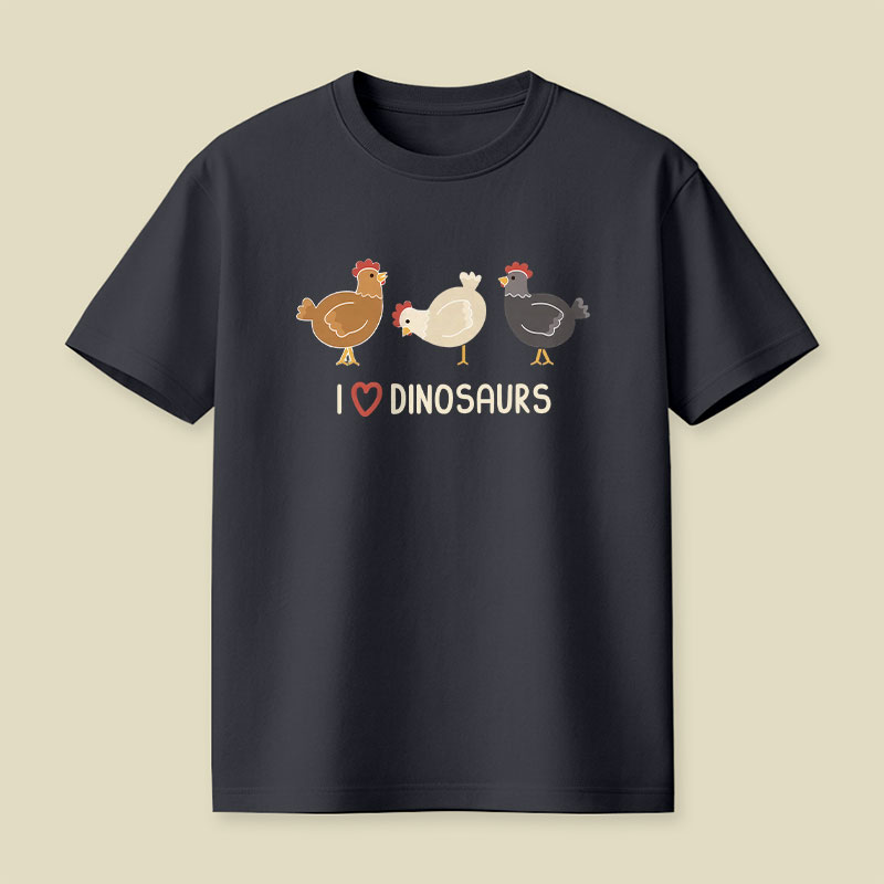 I Heart Dinosaurs Playful T-Shirt