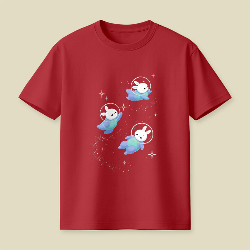 Space Bunnies Playful T-Shirt