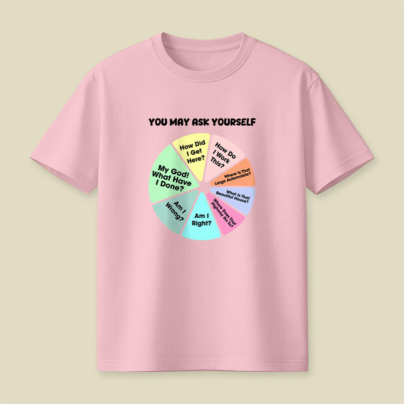 You May Ask Yourself Playful T-Shirt