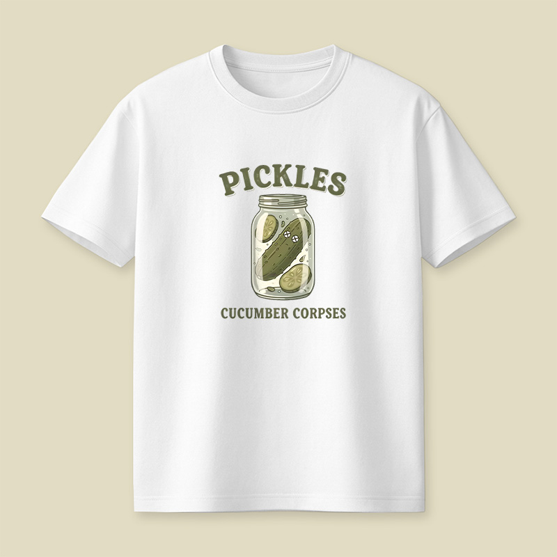 Pickles Cucumber Corpses Playful T-Shirt