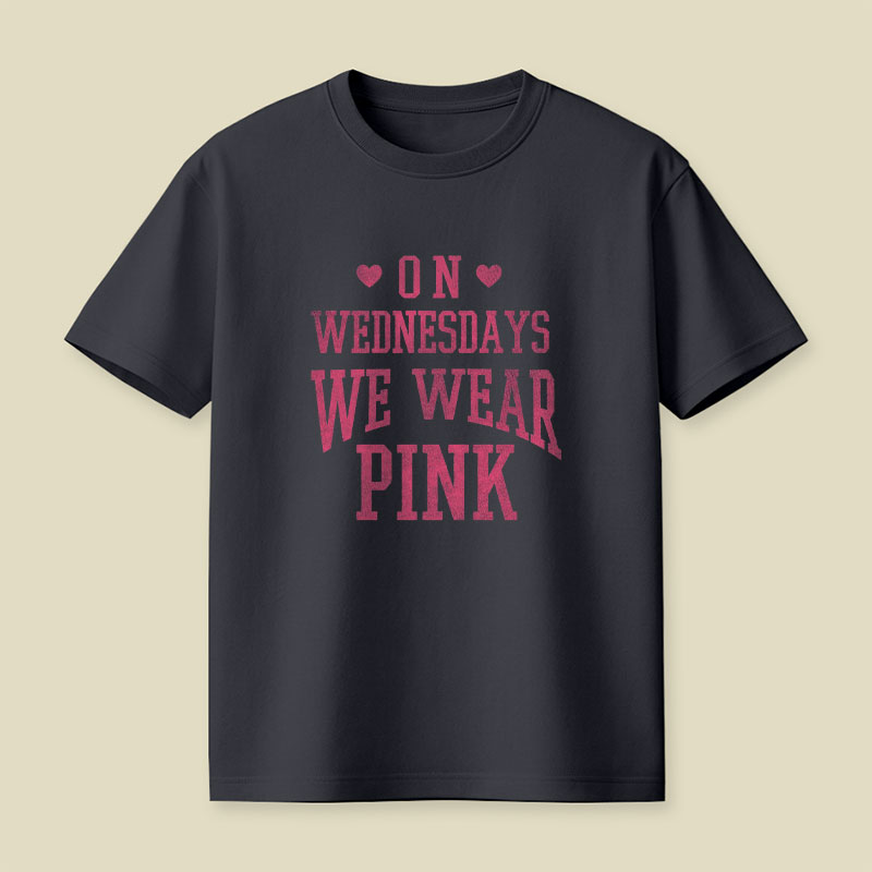 We Wear Pink Heart Playful T-Shirt