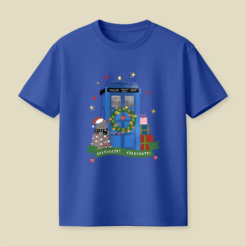 Tardis Christmas Playful T-Shirt