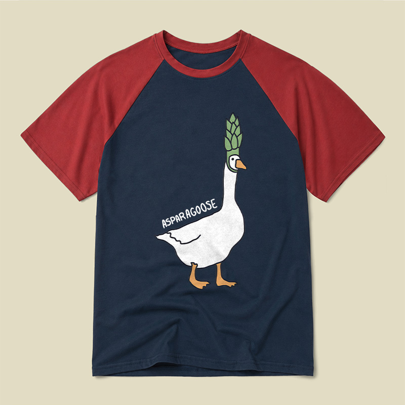 Asparagoose Raglan T-shirt