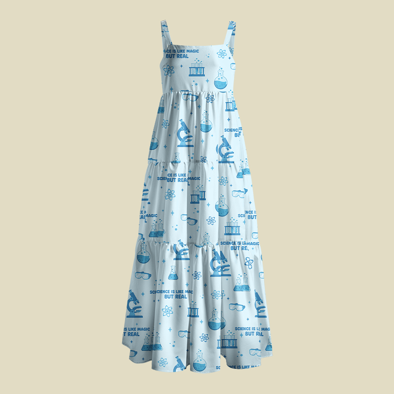 Science Is Like Magic But Real Playful Maxi Dress
