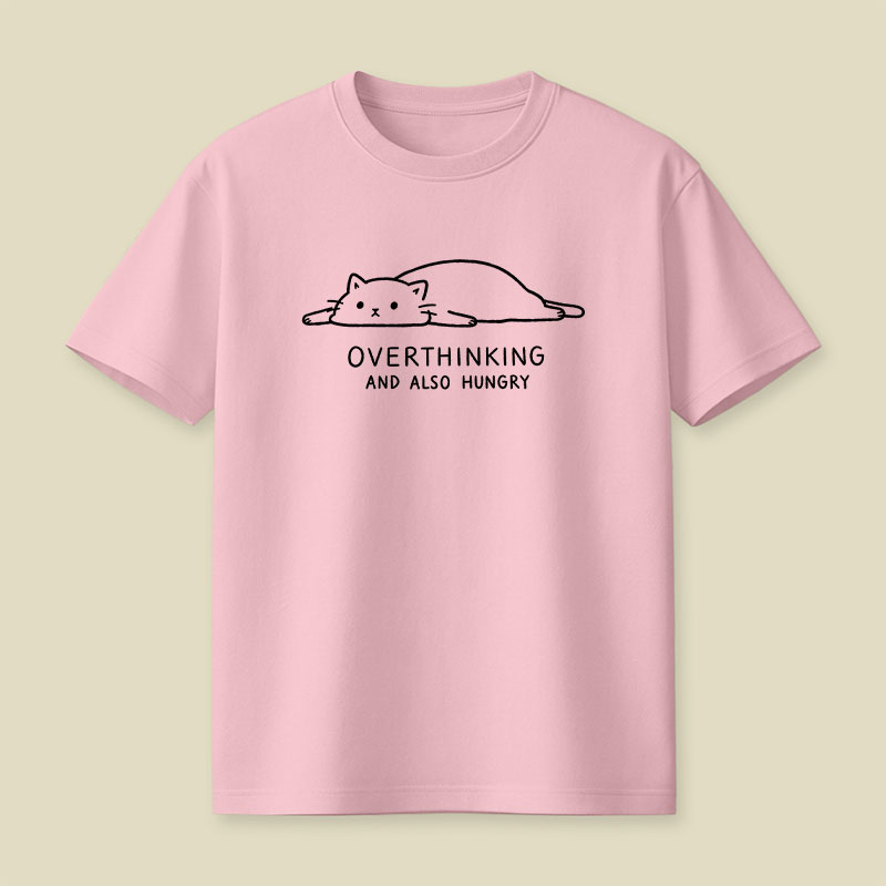 Overthinking And Also Hungry Playful T-Shirt