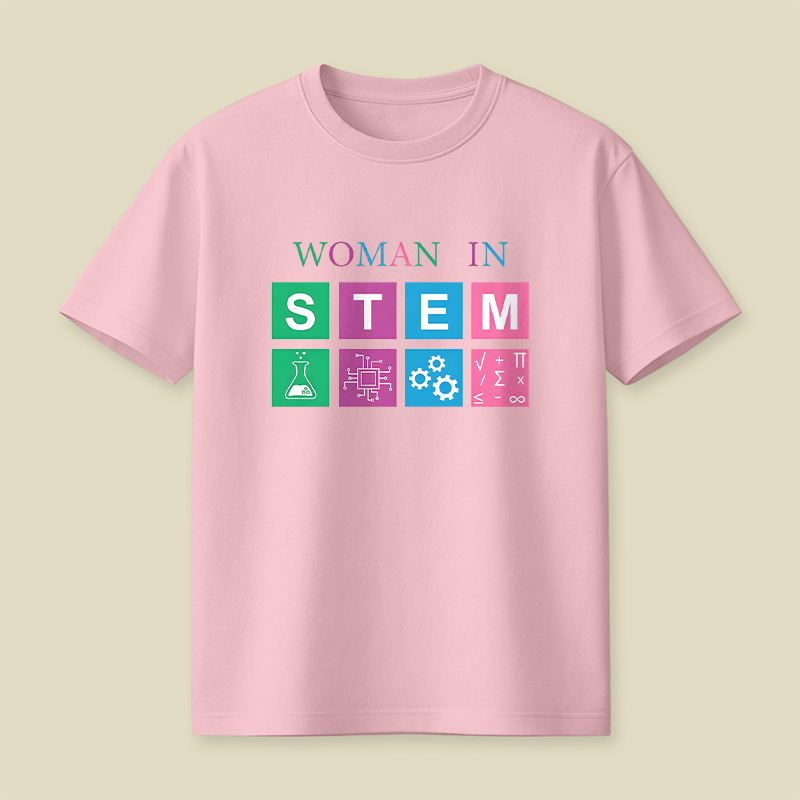 Woman In STEM Playful T-Shirt
