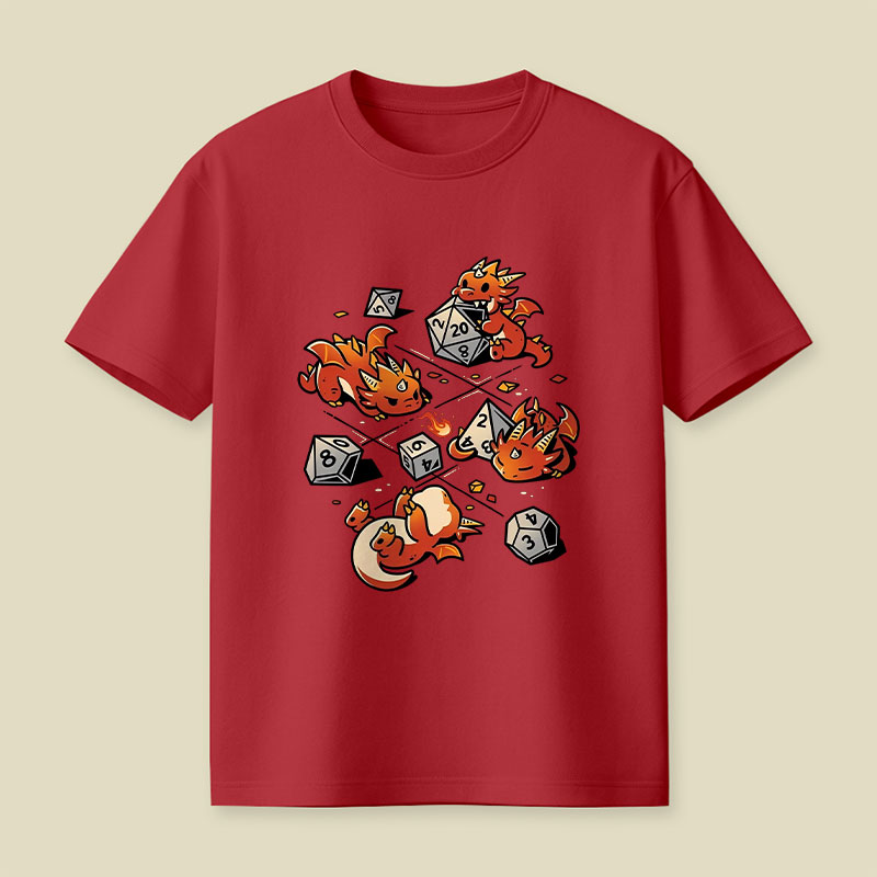 Tiny Dragons Party Playful T-Shirt