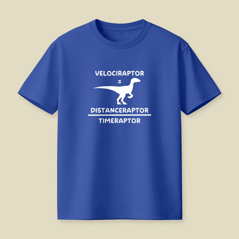 Velociraptor Equation Playful T-Shirt