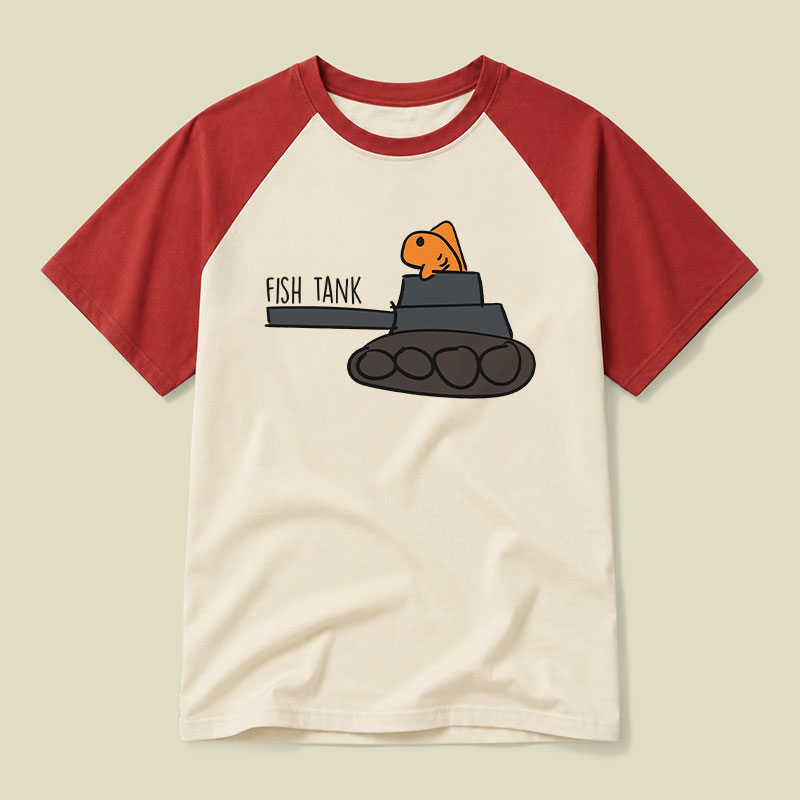 Fish Tank Raglan T-shirt