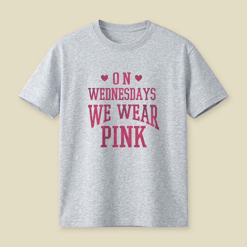 We Wear Pink Heart Playful T-Shirt