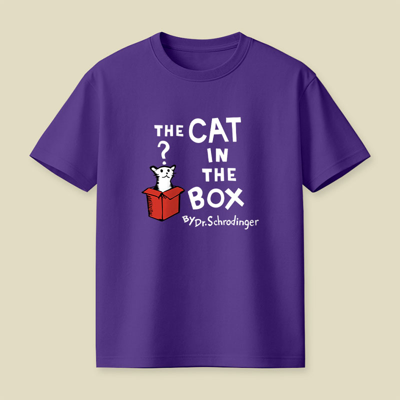 The Cat in the Box Playful T-Shirt