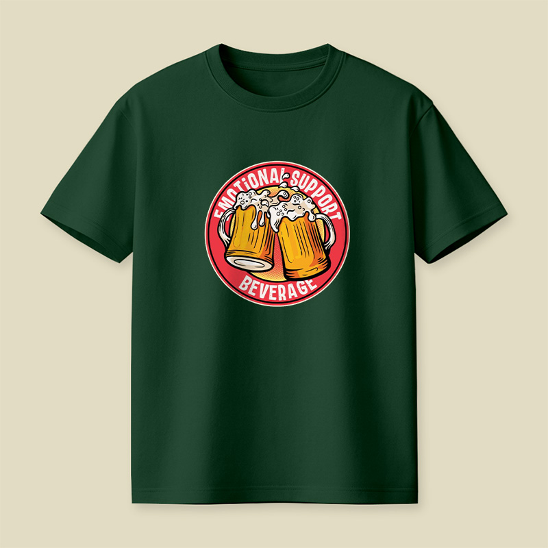 Emotional Support Beer Playful T-Shirt