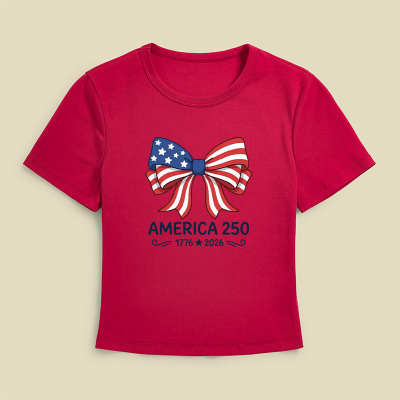 America 250 Patriotic Geek Baby Tee