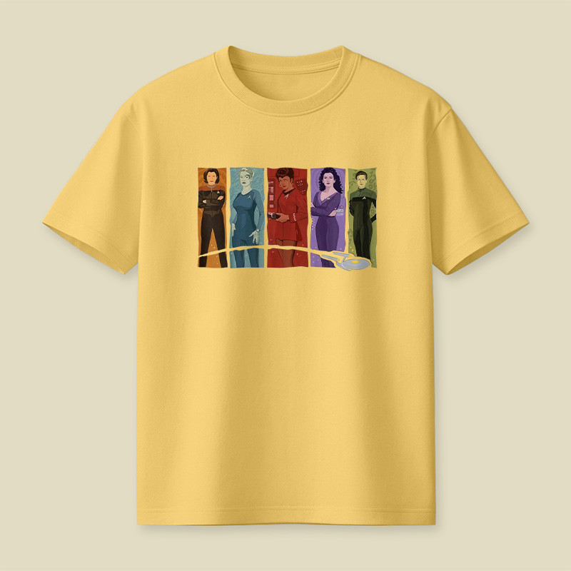 Legendary Space Heroines Playful T-Shirt