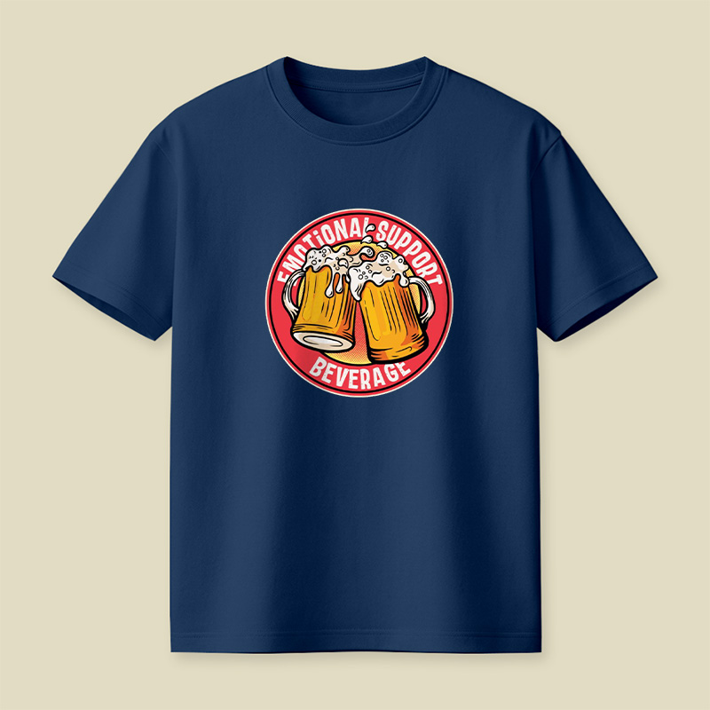 Emotional Support Beer Playful T-Shirt
