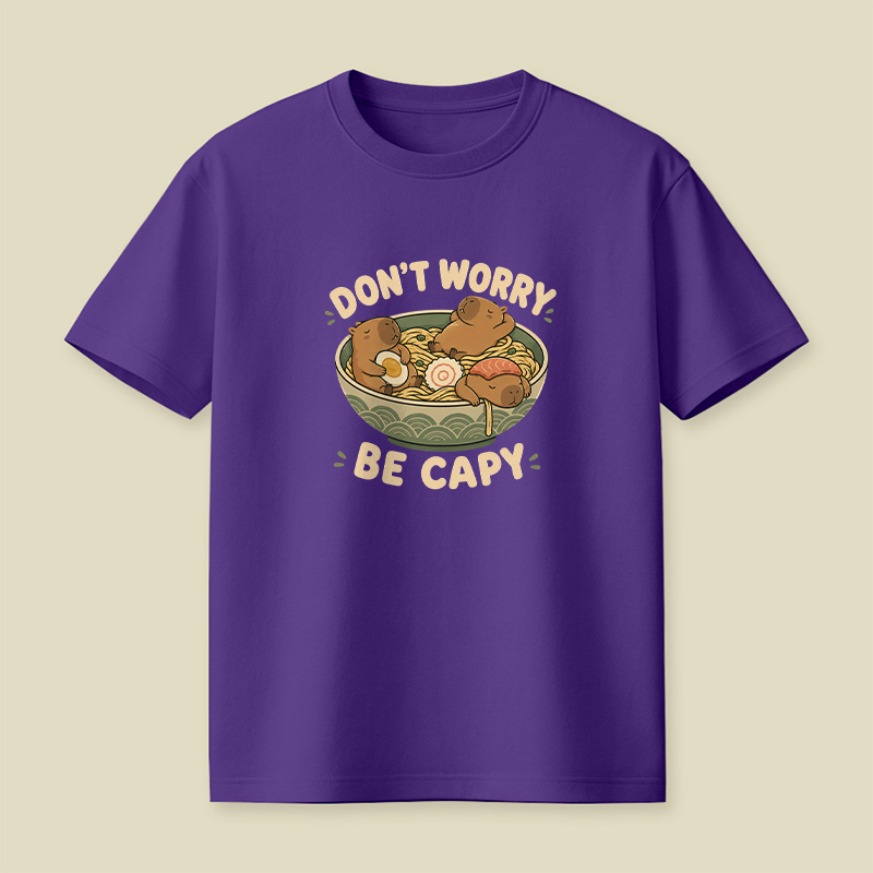 Do Not Worry Be Capy Playful T-Shirt