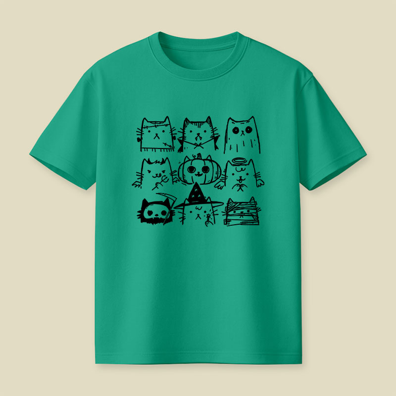 Trick or Cats Playful T-Shirt