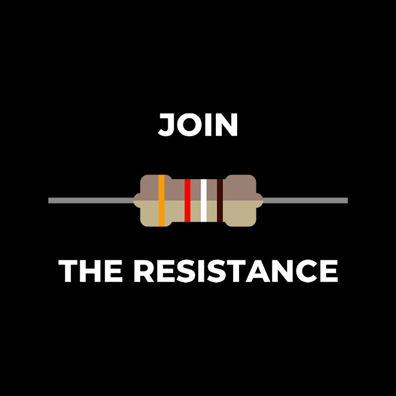 Join The Resistance Playful T-Shirt