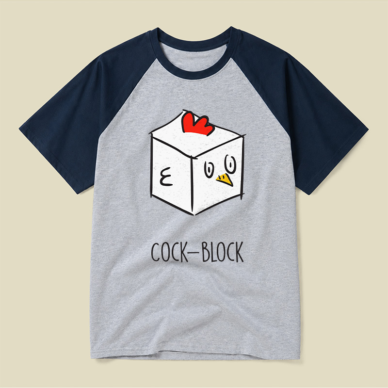 Cock-Block Raglan T-shirt