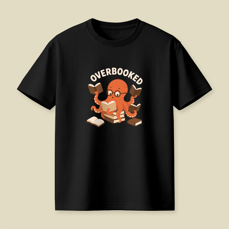 Overbooked Octopus Playful T-Shirt