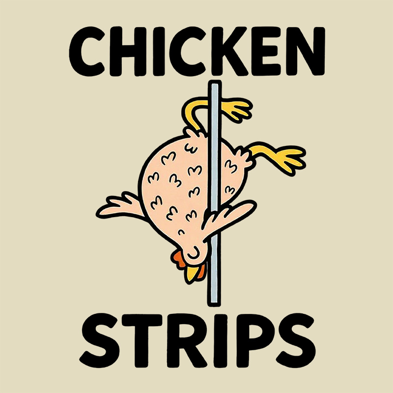 Chicken Strips Meme Geek Baby Tee